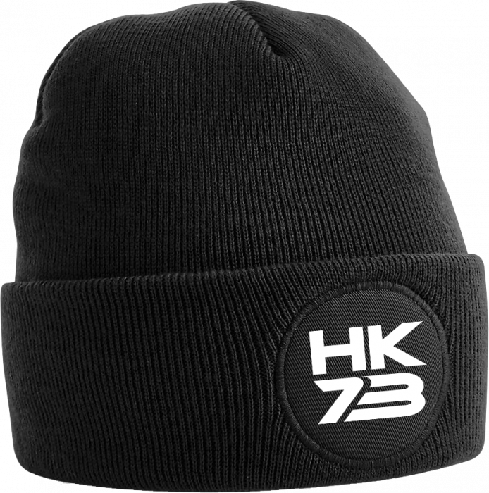 Beechfield - Hk73 Cap With Logoprint - Black
