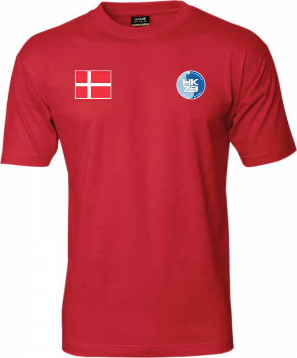 ID - Kh73 Denmark Shirt - Czerwony